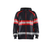 High-visibility hooded sweatshirt Blaklader Noir XS