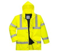 High Visibility Jacket Portwest S460 Hi Vis Hooded Waterproof Traffic Coat