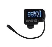 High Visibility LCD Display for E Bikes Operating at 24V, 36V, or 48V with Robust Design