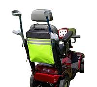 High Visibility Mobility Scooter Crutch Bag - Crutch or Walking Stick Bag for A Mobility Scooter.