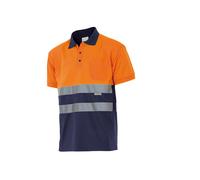High visibility polo Velilla Orange 3XL