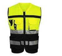 High Visibility Reflective Safety Vest With Multi-Functional Pockets, Perfect for Running, Jogging, Walking, Construction, Traffic, Cycling, Motorcylcle Riding, and More!