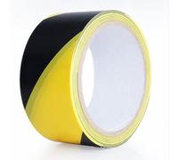 High visibility reflective tape, Reflective Warning Tape 48mmx15m PVC Adhesive Multicolor Social Distancing Lane Marking(Black/Yellow)