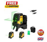 High-Visibility Self-Leveling Laser Level 30m - Green Projection, Magnetic Base