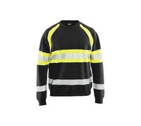 BLÅKLÄDER Sweater 33591158 Cotton Black, Yellow Size XS