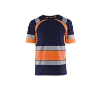 High-visibility T-shirt Blaklader Bleu 3XL