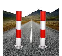 High Visibility Traffic Cones - 2 Pack Durable Safety Barriers for Construction, Parking Control & Area Management - 75x8.9cm (29.53x3.5in) Effective Security P