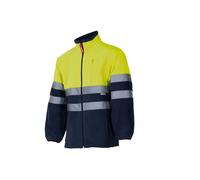 High-Visibility Two-Tone Fleece Velilla Jaune M