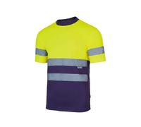 High Visibility Two-Tone Technical T-Shirt Velilla Jaune M