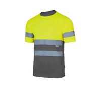 High Visibility Two-Tone Technical T-Shirt Velilla Jaune XL