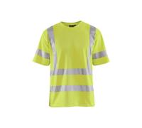 High-visibility v-neck anti-uv T-shirt Blaklader Jaune S