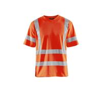 High-visibility v-neck anti-uv T-shirt Blaklader Orange S