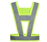 High-visibility vest， With Adjustable Strap Ultrathin Lightweight(Black)