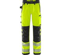 High visibility work trousers class 2 Fristads Green 2645 GSTP Jaune C56