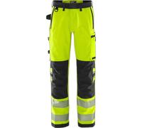 High visibility work trousers class 2 Fristads Green 2645 GSTP Yellow D104