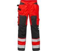 High visibility work trousers class 2 Fristads Outdoor 2025 PLU Rouge D88