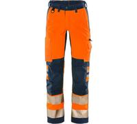 High visibility work trousers class 2 Fristads Outdoor Flexforce Orange D88