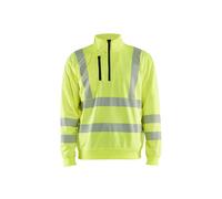 High-visibility zip-neck sweatshirt Blaklader Jaune M