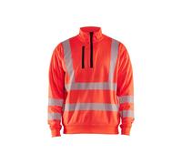 High-visibility zip-neck sweatshirt Blaklader Rouge 2XL