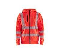 High-visibility zip-up hooded sweatshirt Blaklader Rouge XS