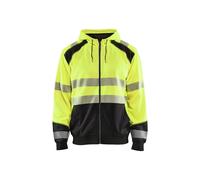 High-visibility zip-up hoodie Blaklader Jaune M