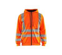 High-visibility zip-up hoodie Blaklader Orange XL