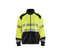 High-visibility zip-up sweatshirt Blaklader Jaune S