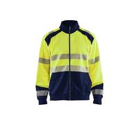 High-visibility zip-up sweatshirt Blaklader Jaune XS