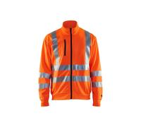 High-visibility zip-up sweatshirt Blaklader Orange 3XL