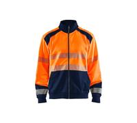 High-visibility zip-up sweatshirt Blaklader Orange S