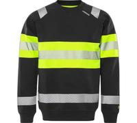High-visibility zip-up sweatshirt Fristads 7530 GKC Yellow XS