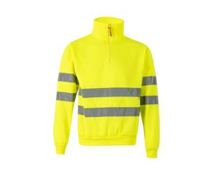 High Visibility Zip-Up Sweatshirt Velilla Jaune L