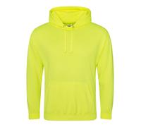 High Viz Vis Hoodie Adults Super Bright Neon Hooded Sweatshirt Jumper AWDis