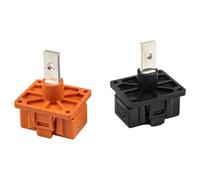 High Voltage Battery Connector 350A M8 Thread Copper Terminals Safe Reliable Low Rise For Energy Storage Pack Series Parallel