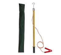 High Voltage Discharge Rod for Electrical Testing - Splicing Epoxy Resin Pole with Copper Wire and Grounding Clamp, Anti-electrocution