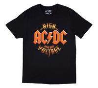 High Voltage Dive Bar Back Print T-Shirt AC/DC Black S