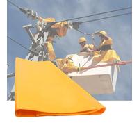 High Voltage Electrical Insulating Blanket, Insulated Mat for Substation Field Generator Room, Outdoor EVA Rubber Insulation Protection Cover(10 KV - 1000 x 1500 mm (39.4 x 59.1 in))