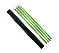 High Voltage Electrical Lifeguard Rod Kit, Non-Conductive Body Pull Stick, with Storage Bag, Safety and Defense Tools for Emergency Care, for Electric Vehicle Repairs(Green,5m/16.4ft)