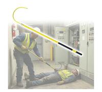 High Voltage Emergency Rescue Tool, Non-Conductive Fiberglass Handle, 10KV Electrical Safety Utility for Linemen - Yellow, 1m (39.4in/3.3ft)