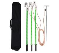 High-Voltage Grounding Rod, 1.0m Soft Copper Wire (25 sq mm) for Power Plant Substations, 10KV - Reliable Electrical Safety