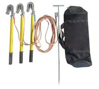 High-Voltage Grounding Rod Copper Wire, 25 Square Transparent Soft Wire for Power Plant Substation