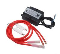 High Voltage Ignition Transformer 15KV 230V AC - Spark Electrode for Oil Burner Boiler Grill Igniter - Dual Pole Pulse Generator with Cable