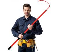 High Voltage Insulated Handle Hook, Lightweight Electrical Safety Protection Tool for Substations and Pulling Poles, 1.5m Length