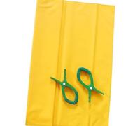 High Voltage Insulated Mat, Anti-electrocution Insulating Blanket, with Insulated Clip, for Around Substations/ Distribution Room/ Workshop(10KV,11.8x11.8in/300x300mm)