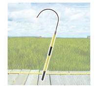 High Voltage Insulated Rescue Hook, Fiberglass Pole with U-Hook for | Threaded connection on the fibreglass pole allows quick breakdown for compact storage between emergency calls