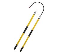 High Voltage Insulated Rescue Hook - Lightweight Portable Electrical Safety Tool for Quick Life-Saving, 9.8ft Insulated Hook for Emergency Rescue & High Voltage Protection
