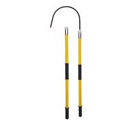 High-Voltage Insulated Rescue Hook, Portable Hot Stick Safety Tool for Electrical Maintenance, Lightweight and Durable for Power Plant & Factory Use