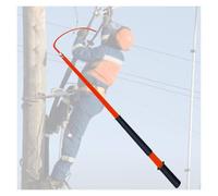 High Voltage Insulated Rescue Pole with Hook - Life-Saving Pull Rod for Emergency Care and Electric Shock Safety