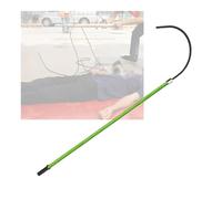 High Voltage Insulated Security,U-shaped Electrical Rescue Hook,10-220 Kv Electrician Tools Firefighting Insulated,18 Inch Openings(Green,100cm)