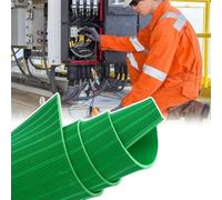 High Voltage Insulating Mat Roll, Electrical Safety Rubber Floor Matting for Electricians, Substation Operation Pad